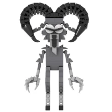 Rob-Lox 99nights In The Forest 艺术积木玩具，可放在书桌或架子上，打造神秘的猫头鹰和鹿生物 - 现代展示收藏品，独立风格，圣诞节 - 彩色 - 查看 7