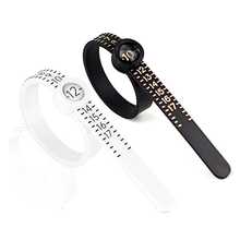 1pc Handmade Ring Sizer With Magnifier, Clear & Precise Measurement, 3 Color Options