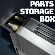 [Portable Air Compressor] Acmount Cord Car Air Inflator | 150 PSI Fast Inflation, Easy To Use, Longer Lasting, For Cars, Bikes, Motorcycles & Sports Balls - Black - View 3