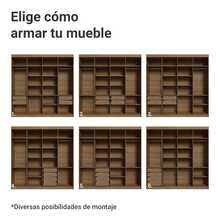 Ropero Closet Madesa Venus 8 Puertas 216cm Marrón/Blanco 1 - Multicolor - Ver 7