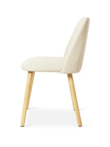 Goeurvant Modern Ergonomic Dining Chair With Curved Backrest - Set Of 2 / Set Of 4 / Set Of 6 - Apricot - View 9