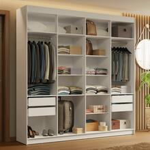 Ropero Closet Madesa Venus 216cm 4 Cajones Blanco 1 - Blanco - Ver 1