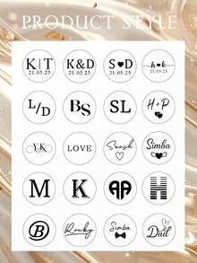 Personalized Cufflinks Engraved Tie Bar Monogrammed Silver Circle Cuff Links & Tie Clip Set Groomsmen Gifts Wedding Gift. Personalized Tie Clip Silver Tie Clip Custom Best Man Gift For Him Dad Groom Groomsman Gift Wedding Gift. - Multicolor - View 7