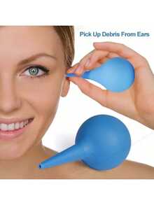 Ear Wax Removal Cleaning Kit, Includes Ear Irrigation Syringe, Bulb Pump, Dust Remover, Ear Wax Removal Tool (Rubber Material), Suitable For Adults And Children - Multicolor - View 2