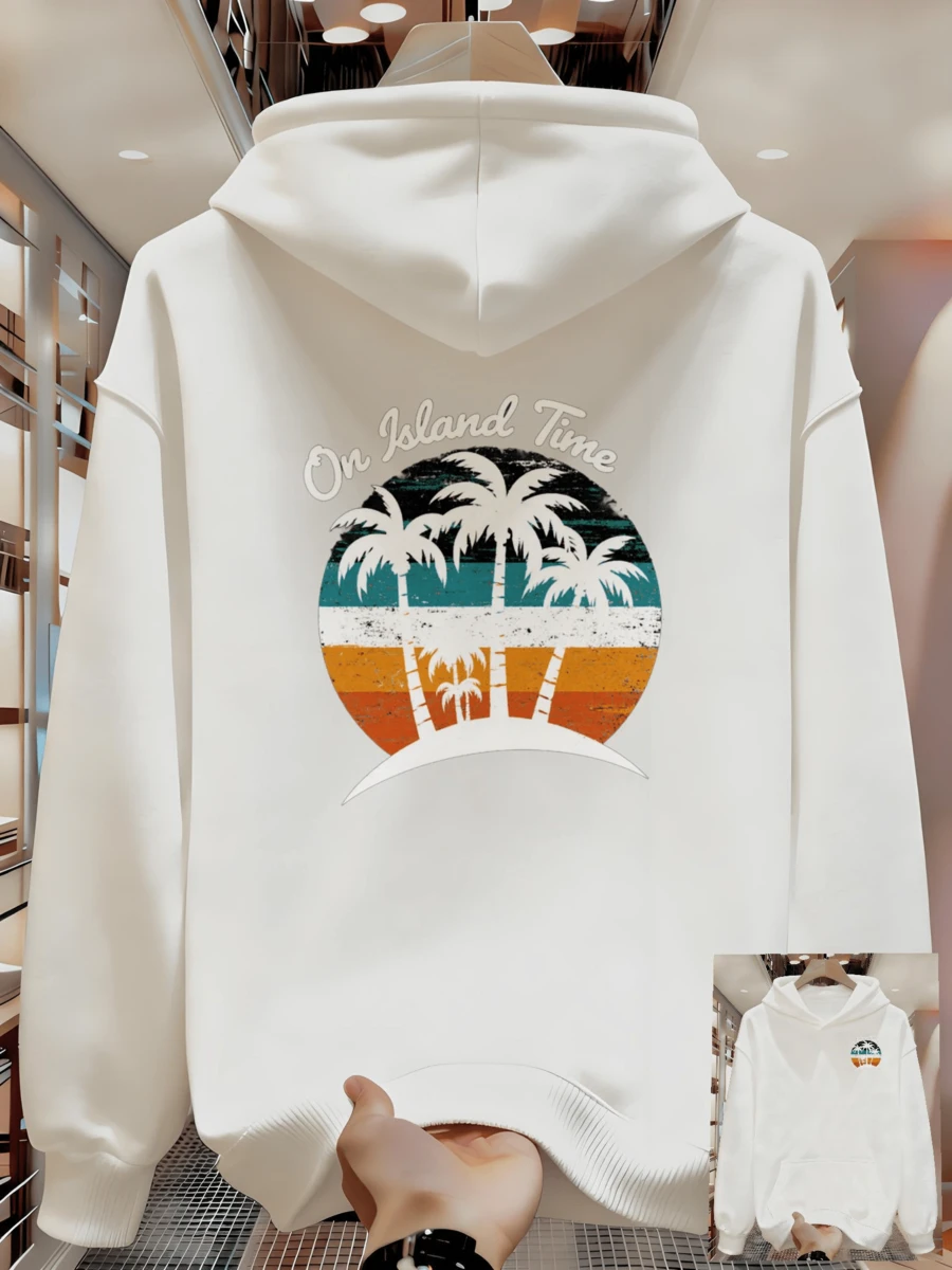 Sudadera adecuada para hombres en otoño e invierno - Blanco - Ver 1