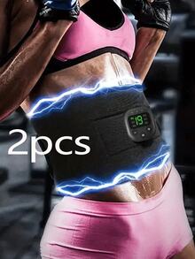 Electric Waist Massager, Exercise Waist Belt , Portable Body Massager Belt, Arm Hip Leg Waist Full Body Exercise Battery Capacity: 150mAh