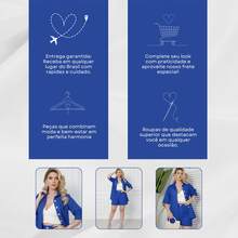 Women Two-Piece Outfits - Blue - View 8