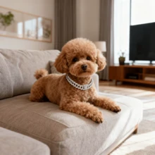 Luxury Diamond Dog Collar, Stainless Steel Metal Chain With Decorative Lock For Walking, Adjustable Pet Jewelry Accessory (Recommend Choosing A Size Up For Comfort) - Silver - View 7