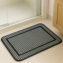 Non-Slip Bathroom Mat, Super Absorbent, Magic Mat, Quick Drying, Balcony, Entryway, Kitchen, Habitat - Chess 3 - View 8