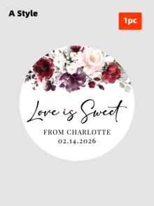 1-108 nhãn dán tùy chỉnh - Nhãn dán cá nhân hóa, nhãn dán tùy chỉnh ngày Valentine, nhãn dán tròn, nhãn dán chữ tùy chỉnh, nhãn dán trang trí ngày Valentine, trang trí nhà cửa ngày Valentine, nhãn dán họa tiết hoa, thích hợp để đóng gói quà tặng, phong bì, bao bì kẹo, quà tặng ngày Valentine. Nhiều màu sắc, nhiều mẫu mã khác nhau. Nhãn dán tường - Màu be - Xem 20