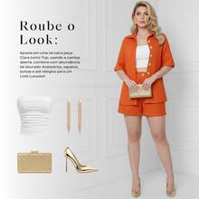 Women Two-piece Outfits - Orange - View 7