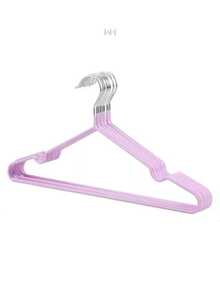 Set Of 10 Clothes Hooks, Clothes Organization, Storage, Laundry, Space Saving - Multicolor - View 3