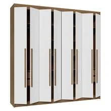 Ropero Closet Madesa Venus 8 Puertas 216cm Marrón/Blanco 1 - Multicolor - Ver 11