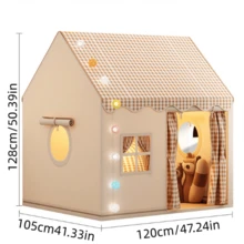 1pc Fabric Pet Bed, Removable & Durable Warm Design, Suitable For Indoor & Outdoor Use In Winter. Semi-Enclosed Structure Ensures Pet Safety. Warm & Comfortable Pet Bed, Ideal Choice For Autumn/Winter, Removable & Washable, Fit For Small, Medium & Large Pets. Reinforced Double-Door Structure, Convenient Storage, Space-Saving. (Available In Khaki, Yellow And Pink)