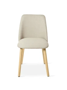 Goeurvant Silla de Comedor Ergonómica Moderna con Respaldo Curvo - Juego de 2 piezas / 4 piezas / 6 piezas - Beis - Ver 7