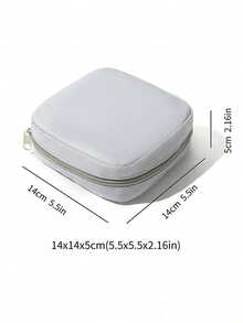 Portable Large Capacity Sanitary Napkin Storage Bag, Cosmetic Bag,Creative Storage Bag, Cute Storage Bag, Portable Packing Pouch For Cable Lipstick Earphone,Feminine Pad Bag, Women's Period Products, Sanitary Napkins Storage Bag, Handbag - Multicolor - View 3