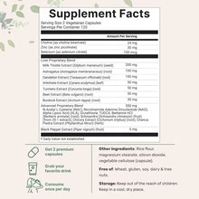 20-In-1 Botanical Complex Capsules | Milk Thistle, Dandelion, NAD, NAC, TUDCA | 240 Count, Vegan - 3 - Xem 3