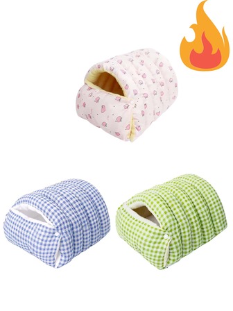 2pcs Plus Size Pet Sleeping Bag, Cave-Shaped Cat Bed, Wrap-Around Warmth, Soft & Comfortable Fabric, Washable, Suitable For Burrowing Cats, Essential For Cats In Winter