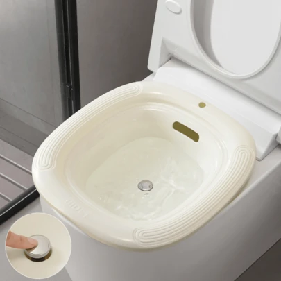 1pc Leak-Proof Durable Unisex Bedpan, Suitable For Elderly, Postpartum Care, Hemorrhoid Recovery, Personal Hygiene, Portable Bathroom Accessory