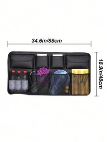 Bolsa colgante para almacenamiento en el maletero del coche, organizador de bolsillo de malla