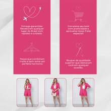 Women Two-piece Outfits - Hot Pink - View 8
