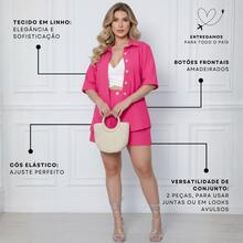 Women Two-piece Outfits - Hot Pink - View 4