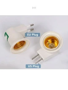 Adaptador Enchufe Socket Con Clavija Y Apagador 110v - Blanco - Ver 6