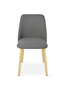 Goeurvant Silla de Comedor Ergonómica Moderna con Respaldo Curvo - Juego de 2 piezas / 4 piezas / 6 piezas - Gris - Ver 7