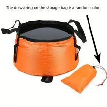 一款户外可折叠便携水碗，适用于露营、旅行、野餐、钓鱼、野外生存等场合，坚固耐用的可折叠水容器，配备耐用手提袋，轻便多用途防漏水桶，是户外爱好者的理想之选。 - 彩色 - 查看 7