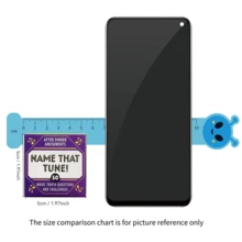 Mini Card Game Name That Tune! 50 Music Trivia Questions & Challenges Game - Family-Friendly Paper Cardstock Edition With Golden Musical Notes & After Dinner Amusements Design For Camping, Holiday Gatherings & Game Nights - Standard Edition, Camping Entertainment | Vibrant Package Design | Cardstock Material - Blue - View 4