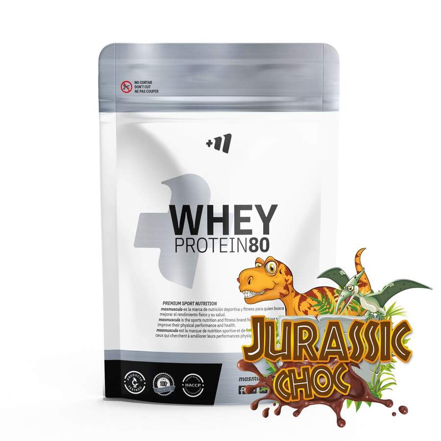 MASmusculo - Whey Protein80 - 500g - ✅ Envío Gratis En 24/48h España Peninsular - Aumenta La Masa Muscular - Ayuda A Mantener La Masa Muscula - Fortalece Los Músculos - Endurece Los Músculos - Repara La Células Después De Los - - Jurassic Choc - Ver 1