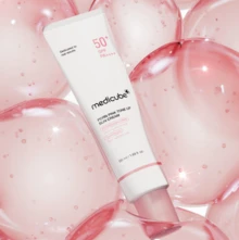 Medicube PDRN Pink Tone Up Sun Cream – Peach Glow Lightweight Pink Tone-Up Face Cream | Soft Radiant Finish | Korean Skincare | 50ml - PDRN 粉嫩提亮防曬霜 - 查看 4