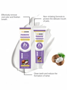 1/3PCS Pet Toothpaste, Pet Teeth, Clean, Stained Teeth, Yellow, Bad Breath, Fresh Breath, Dog Super Soft Pet Finger Toothbrush Silicone Tooth Brush Tool Dog Cat Cleaning