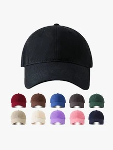 1 chiếc Mũ lưỡi trai bóng chày mềm trang trí đơn sắc, dành cho cả nam và nữ, thích hợp cho chạy bộ, tập thể dục, giải trí, câu cá, tiệc tùng, Halloween, Giáng sinh, đám cưới, Ngày của Cha, học sinh, giáo viên, tùy chỉnh, mũ đội đầu cho giới trẻ, đỏ, xanh lá cây, đen, hồng, mũ lưỡi trai - Một kích thước phù hợp với tất cả - Xem 3