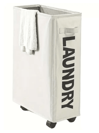 Cesta de lavandería de tela Oxford con función y tamaño múltiple - Cesta de ropa sucia delgada y plegable, conveniente para almacenamiento y organización en el dormitorio, baño y sala de estar