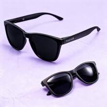 Lentes De Sol Tagiar Lentes De Sol Para Hombre Y Mujer Negro con protección UV400, espejo, para hombres y mujeres, ideales para pesca, conducción, verano, playa y viajes - Negro - Ver 12