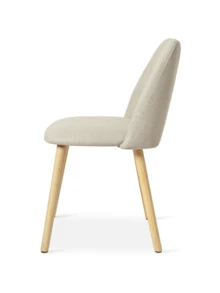Goeurvant Silla de Comedor Ergonómica Moderna con Respaldo Curvo - Juego de 2 piezas / 4 piezas / 6 piezas - Beis - Ver 9