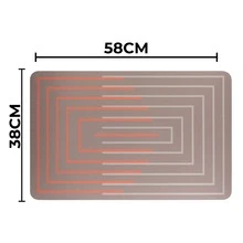 Non-Slip Bathroom Mat, Super Absorbent, Magic Mat, Quick Drying, Balcony, Entryway, Kitchen, Habitat - 布朗 10 - 查看 5