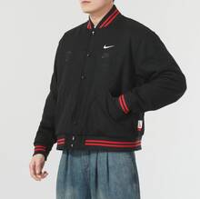 Nike CNY Men's Logo Casual Versatile Hooded Long Sleeve Jacket - Black - View 8