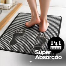 Non-Slip Bathroom Mat, Super Absorbent, Magic Mat, Quick Drying, Balcony, Entryway, Kitchen, Habitat - Chess 3 - View 3