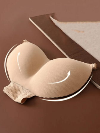 Padded Butt Lift Seamless Shapewear Panties, Low Waist Adjustable Breathable Tummy Control Underwear For Women