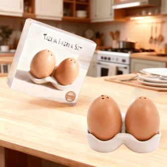 Juego de 3 piezas/Tarro de cerámica para almacenar condimentos de cocina, Tarro de cerámica con forma de huevo para condimentos, pimienta y polvo, Juego de herramientas de condimentación creativas para el hogar y la cocina, Caja de regalo, Adecuado para recuerdos de festivales, regalos de temporada de bodas, regalos de cumpleaños, regalos para él/ella, regalos para amigos, regalos para esposas, regalos para maestros y regalos para el Día del Padre