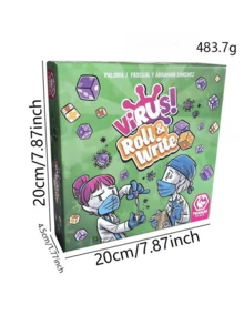 1 Bộ, Thương hiệu Tranjis Games - Trò chơi thẻ bài Virus! Evolution, Trò chơi độc lập (Bao gồm bộ bài) - Trò chơi thẻ bài (TRG-12evo), Trò chơi thẻ bài lây lan nhất, Có các phiên bản tiếng Anh, tiếng Pháp và tiếng Tây Ban Nha, Trò chơi thẻ bài phổ biến nhất, Trò chơi nhiều người chơi, Phù hợp cho 2-6 người chơi, Trò chơi Ngày lễ tình nhân, Trò chơi Năm mới, Trò chơi đám cưới, Quà tặng Năm mới, Quà tặng Ngày lễ tình nhân, Phù hợp cho các buổi họp mặt gia đình và tiệc cưới. - Nhiều màu - Xem 4