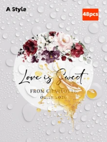 1-108 nhãn dán tùy chỉnh - Nhãn dán cá nhân hóa, nhãn dán tùy chỉnh ngày Valentine, nhãn dán tròn, nhãn dán chữ tùy chỉnh, nhãn dán trang trí ngày Valentine, trang trí nhà cửa ngày Valentine, nhãn dán họa tiết hoa, thích hợp để đóng gói quà tặng, phong bì, bao bì kẹo, quà tặng ngày Valentine. Nhiều màu sắc, nhiều mẫu mã khác nhau. Nhãn dán tường - Màu be - Xem 29