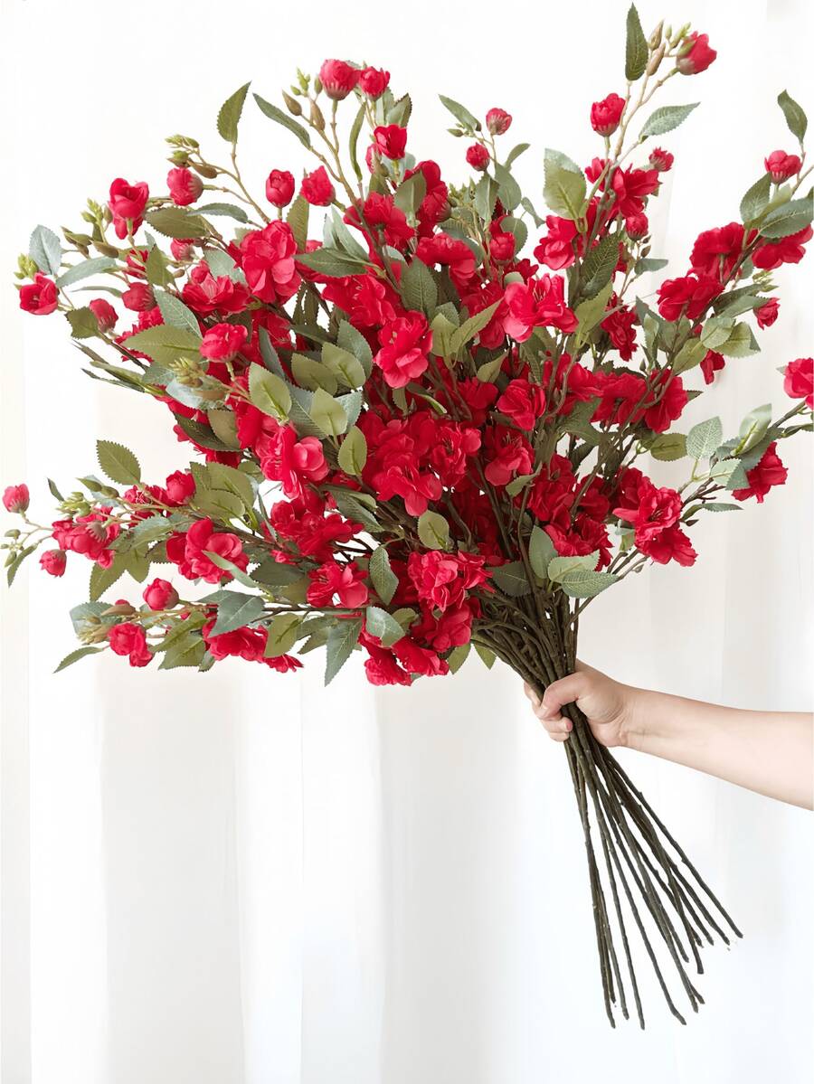 1/2/3pcs Artificial Camellia Flowers, 90cm Fake Rose Flowers, Suitable For Wall, Living Room, Bedroom, Wedding, Party Decoration, Tabletop Decor. Home, Desktop, Kitchen, Wedding, Dining Table, Center Piece, Office, Garden, Outdoor, House, Yard Decoration, Suitable For Spring, Summer, Autumn, Winter.