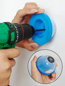 4pcs/Set PC Material Transparent Curtain Rod Hook Curtain Rod Clip Holder, Punch-Free Adhesive Bracket Clip, Cross-Bar Door Curtain Telescopic Rod Sticky Hook - Default - View 5