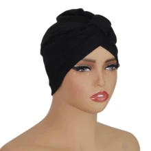 4pcs Muslim Women Hijab, Waffle Texture Jacquard Fabric, Soft Feel, Autumn/Winter Headscarf, Fashion Base Cap, Home Wear - Waffle Bandana - View 10