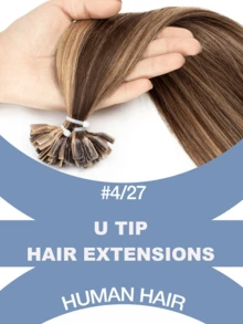 50片U型接发,100%真人Remy发,角蛋白融合,直发,自然柔顺,黑/棕/金渐变色可选,12/16/20英寸,30克/包,适合所有种族,百变发型,自然效果,渐变色发束,无需胶水,即戴即用,完美适用于假期、派对、上学、新娘造型等场合。 - 彩色 - 查看 51