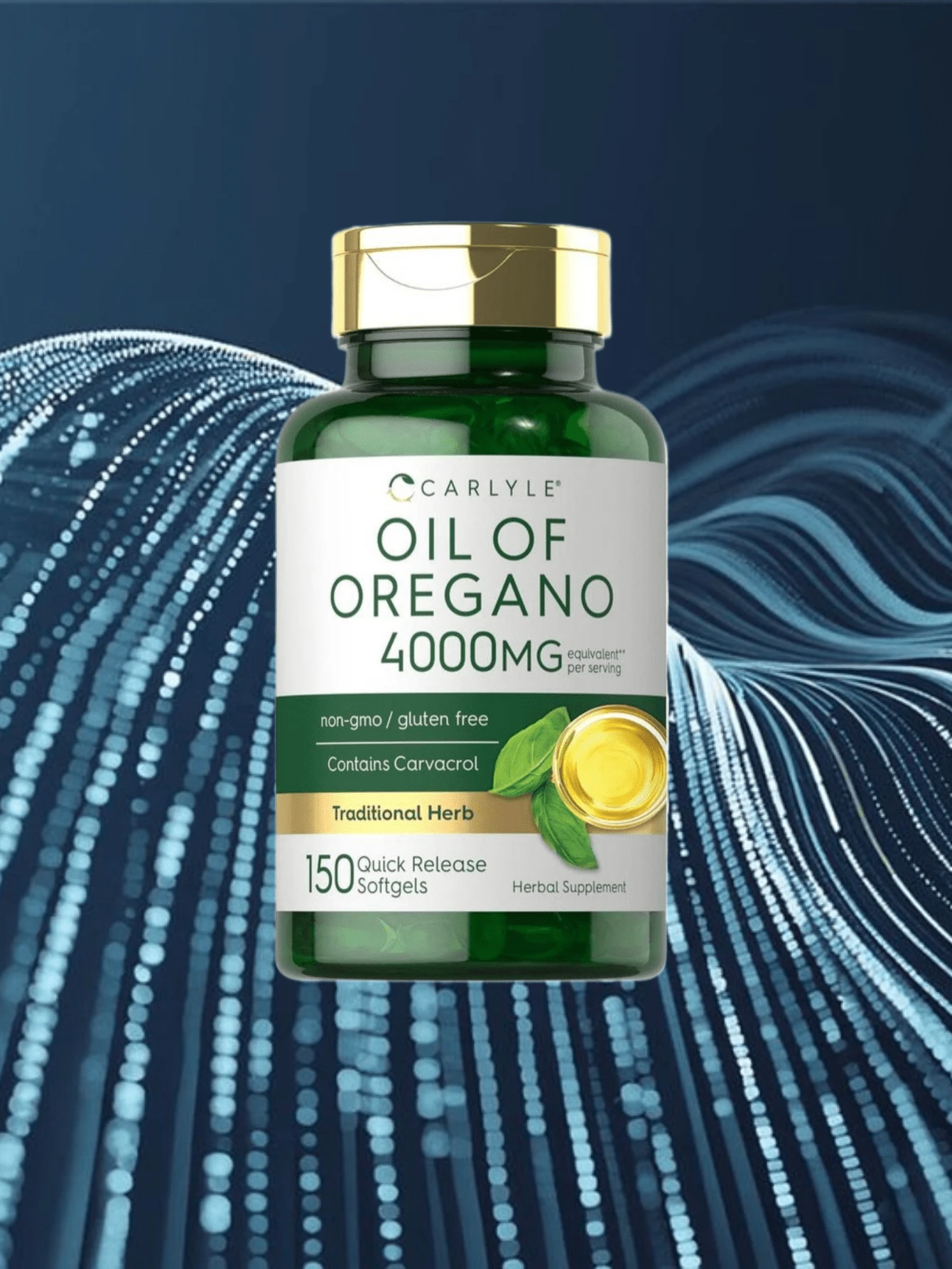 Taurine Oil 4000mg Supplement |   Non GMO Gluten Free Formula, Each Serving Is Equivalent To 4000mg Of Taurine Oil - Containing Naturally Occurring Carvacrol -Mediterranean And Wild Collection - - - 查看 1