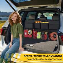 Bolsa colgante para almacenamiento en el maletero del coche, organizador de bolsillo de malla